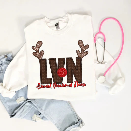 Nurse Rudolph Sweatshirt