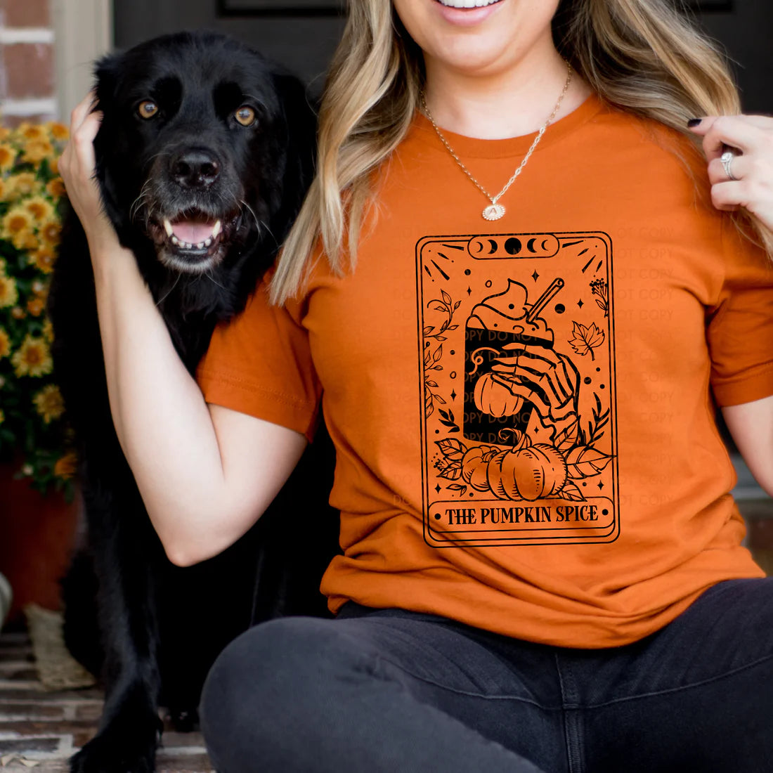 Pumpkin spice tarot tshirt