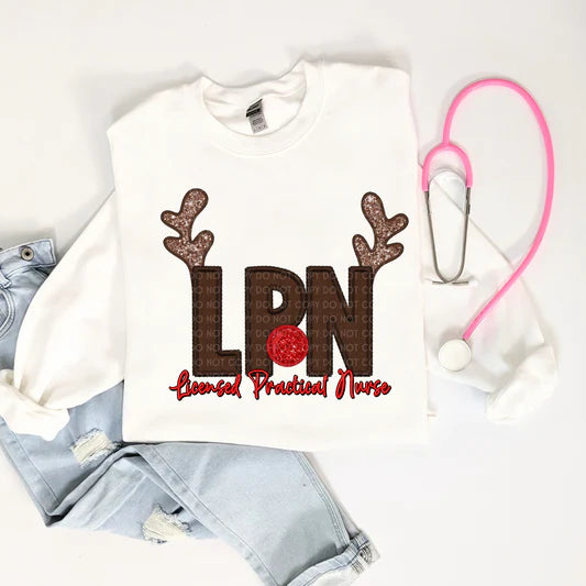 Nurse Rudolph Sweatshirt