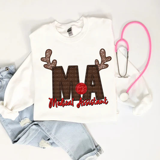 Nurse Rudolph Sweatshirt