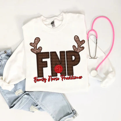 Nurse Rudolph Sweatshirt