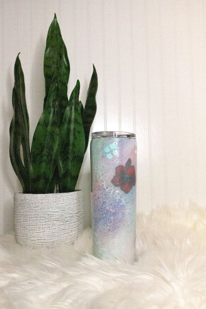 Mermaid swirl tumbler