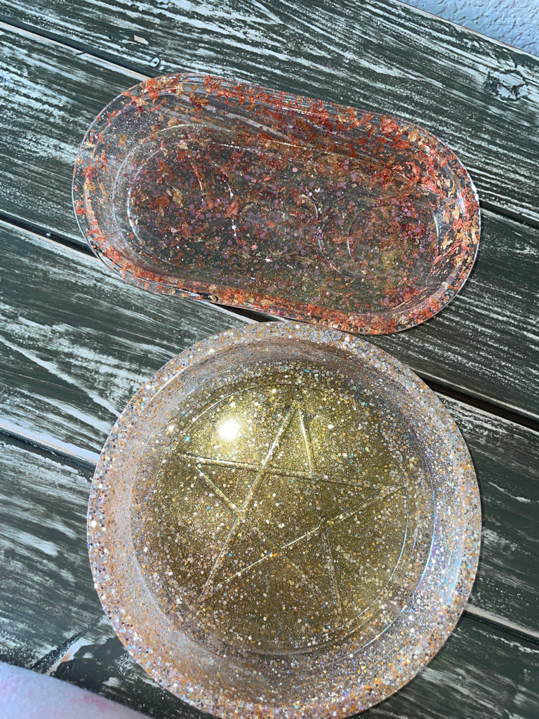 Witchy Resin Trinket Tray