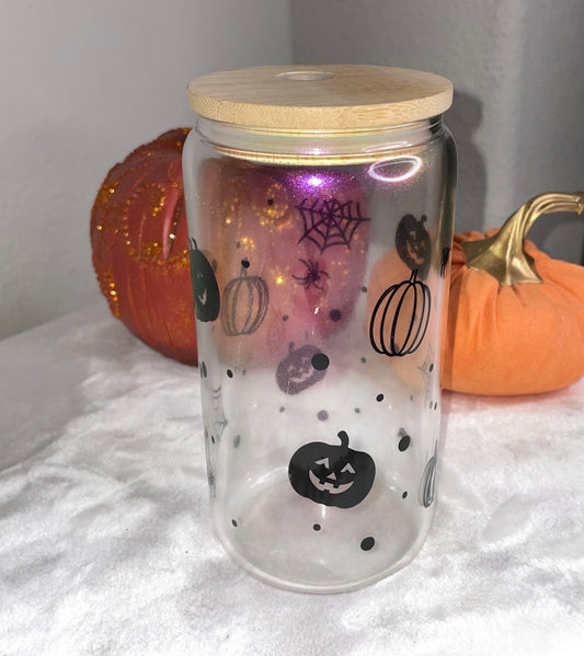 Halloween Glass tumbler