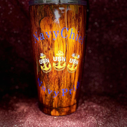 Wood Grain Tumbler